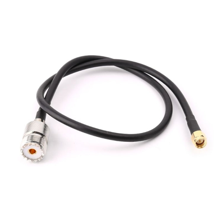 RG58 UHF Female to SMA Male Connecting Cable, Length: 50cm, Length: 50cm RG58 UHF Female to SMA Male Connecting Cable, Length: 50cm, Length: 50cm